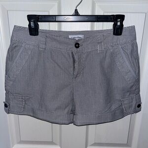 Calvin Klein Women's Striped Gray Shorts